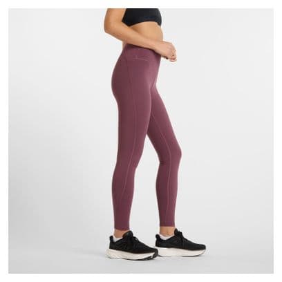 New Balance Sleek High Rise Red Women's Long Tight