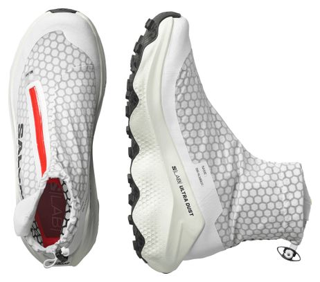 Chaussures Trail Salomon S/Lab Ultra Dust Blanc/Rouge Unisexe