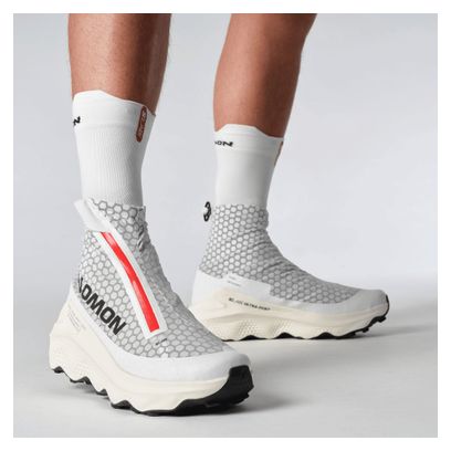 Chaussures Trail Salomon S/Lab Ultra Dust Blanc/Rouge Unisexe