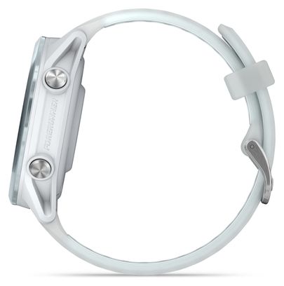 Montre GPS Garmin Forerunner 570 - 42 mm Bleu Ciel Aluminium Blanc