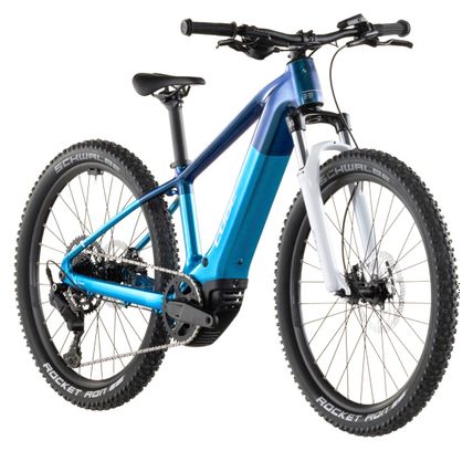 VTT Électrique Enfant Cube Acid 240 Hybrid Rookie Pro 400X Shimano 9V 400 Wh Bosch 55 Nm 24'' Bleu Actionteam 2026 8 - 11 ans