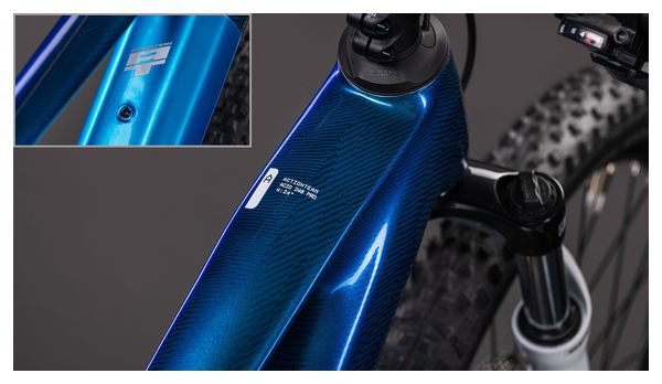 VTT Électrique Enfant Cube Acid 240 Hybrid Rookie Pro 400X Shimano 9V 400 Wh Bosch 55 Nm 24'' Bleu Actionteam 2026 8 - 11 ans