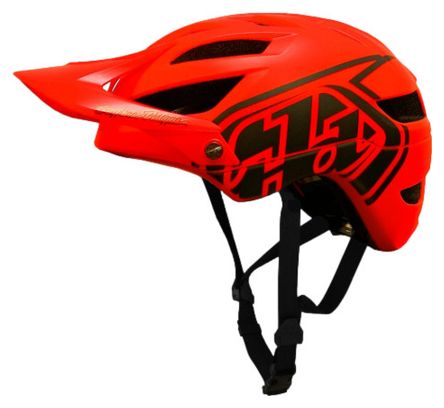 Troy Lee Designs A1 Drone FIRE Helm Rot