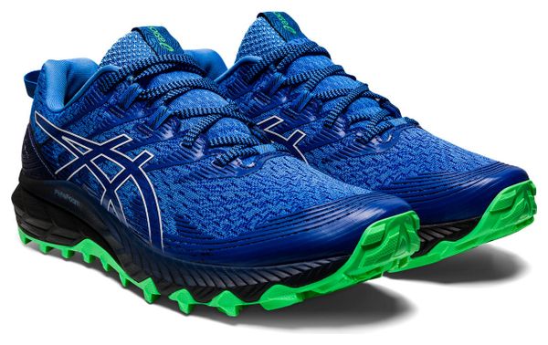 Asics Gel Trabuco 10 Running Shoes Blue Green