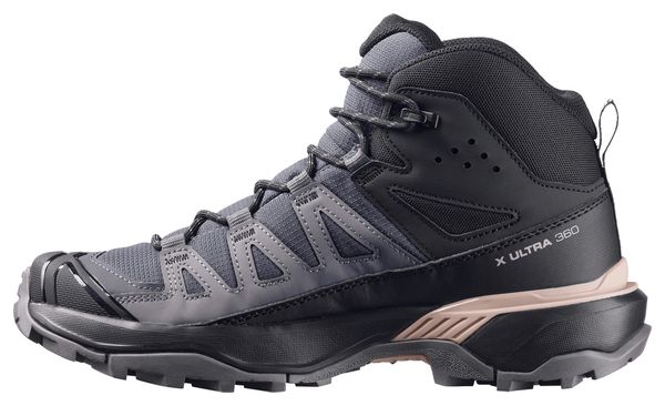 Salomon X Ultra 360 Mid GTX Hiking Shoes Purple/Gray Women's