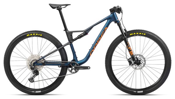 Orbea Oiz H30 MTB a sospensione completa Shimano Deore 12S 29'' Blu polvere di luna Leo Arancione 2023