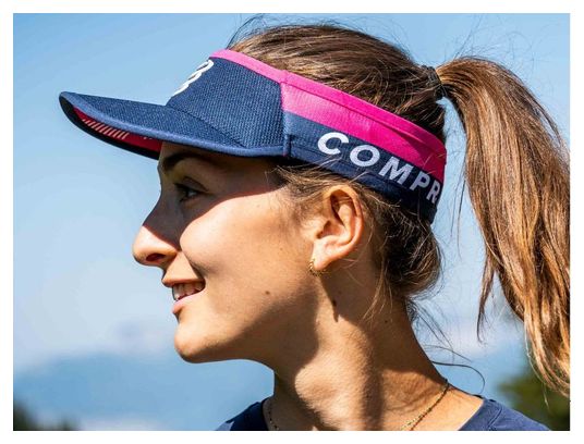 Visière Compressport Visor Ultralight Bleu/Rose