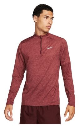Camiseta Nike Dri-Fit <strong>Element Red</strong> 1/2 Zip