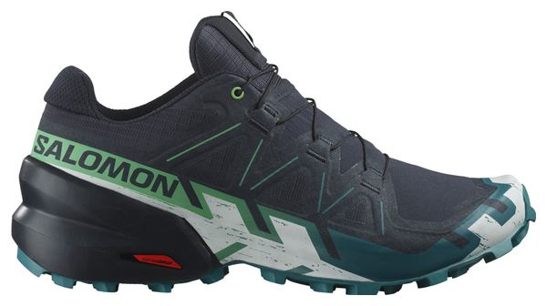 Salomon Speedcross 6 Trail Shoes Blue Grey Men's