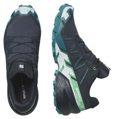 Chaussures Trail Salomon Speedcross 6 Bleu Gris Homme
