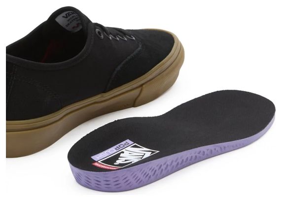 Zapatillas Vans Skate Authentic Negro/Goma