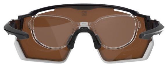 AZR Pro Race RX Schwarz/Weiß Lack / Wasserabweisendes Visier Gold