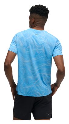 Camiseta de running Hoka EveryRun azul para hombre