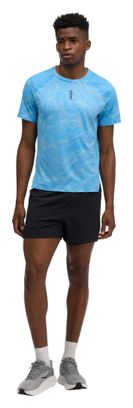 Camiseta de running Hoka EveryRun azul para hombre