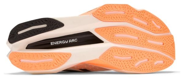 Zapatillas de running para mujer New Balance FuelCell SuperComp Elite v4 Blanco/Naranja