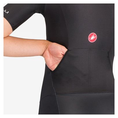Combinaison Trifonction Castelli Femme Top Free Speed 3 Femme MC Noir