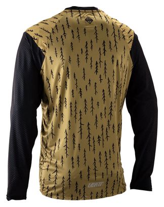 Maglia a maniche lunghe Leatt Trail 3.0 Marrone Uomo