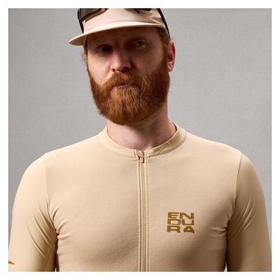 Maglia a maniche corte Endura Alltrack Ride beige da uomo
