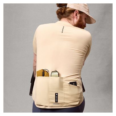 Maglia a maniche corte Endura Alltrack Ride beige da uomo