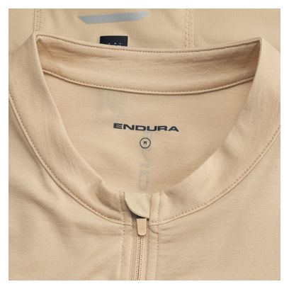 Maglia a maniche corte Endura Alltrack Ride beige da uomo