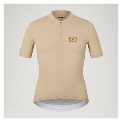 Maglia a maniche corte Endura Alltrack Ride beige da uomo