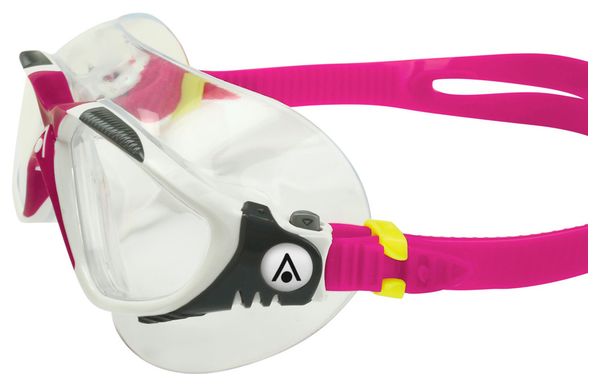 Aquasphere Vista White Swim Goggles - Clear Lens
