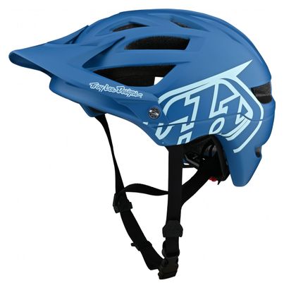 Troy Lee Designs A1 Drone LIGHT SLATE Helm Blau