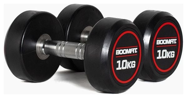 Haltères Ronds de musculation 10Kg (Paire) - BOOMFIT