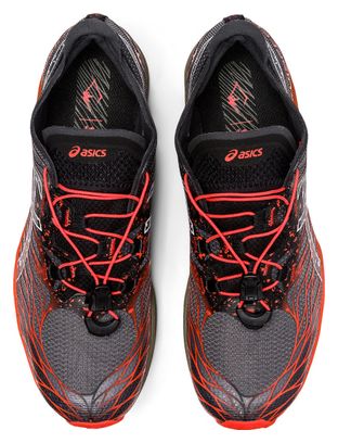 Chaussures Running Asics FujiSpeed Noir Orange Homme