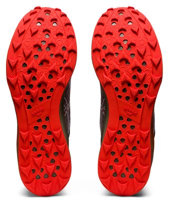 Chaussures Running Asics FujiSpeed Noir Orange Homme