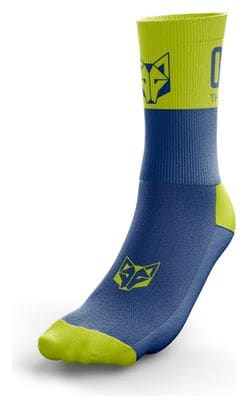 Otso Multisport Medium Cut Socken Blau Gelb