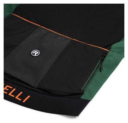 Veste Velo Hiver Rogelli Cadence - Homme - Vert/Noir/Orange