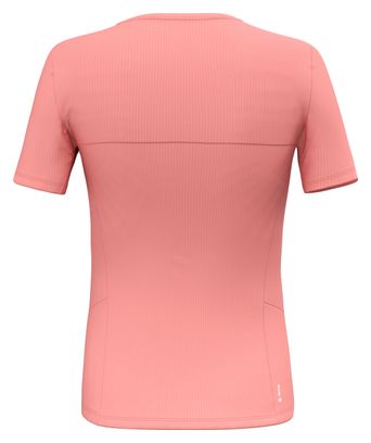Women's Salewa Puez Sporty Dry Pink T-Shirt