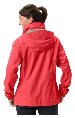 Wasserdichte Jacke Women Vaude Escape Light Rot