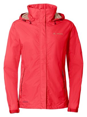 Wasserdichte Jacke Women Vaude Escape Light Rot