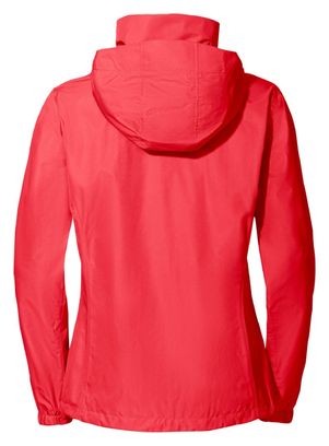 Wasserdichte Jacke Women Vaude Escape Light Rot