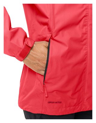 Wasserdichte Jacke Women Vaude Escape Light Rot