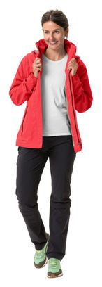 Wasserdichte Jacke Women Vaude Escape Light Rot