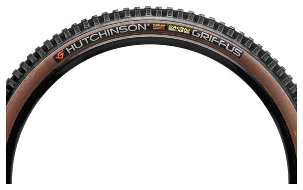 Hutchinson Griffus Racing Lab 2.50 MTB Tire 27.5 Tubeless Ready Folding Hardskin Race Ripost Gravity Tan Sidewalls eBike