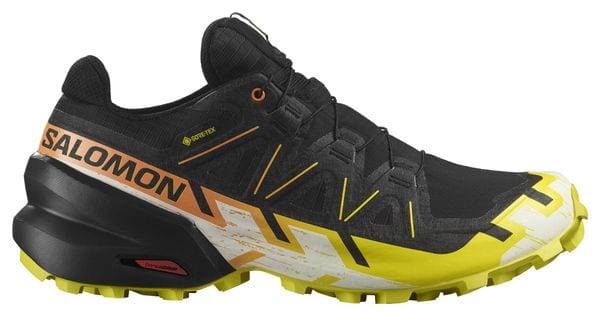 Salomon Speedcross 6 GTX Trail Running Shoes Nero Giallo