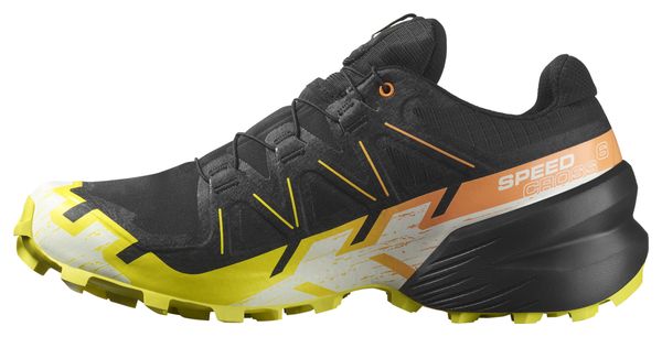 Salomon Speedcross 6 GTX Trail Running Shoes Nero Giallo