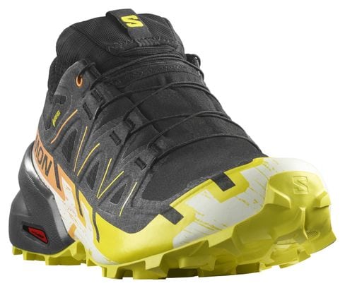 Salomon Speedcross 6 GTX Trail Running Shoes Nero Giallo