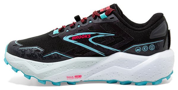 Brooks Caldera 7 Damesschoenen Trail Zwart Blauw