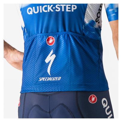 Castelli Competizione 3 Soudal Quick-Step 2024 Short Sleeve Jersey Blue