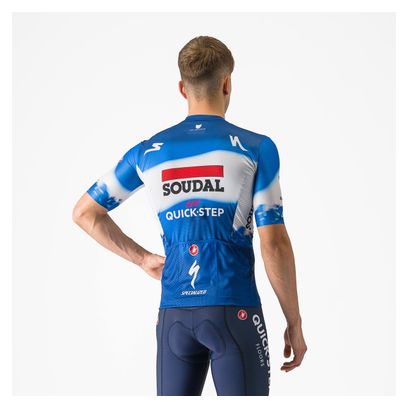 Castelli Competizione 3 Soudal Quick-Step 2024 Short Sleeve Jersey Blue