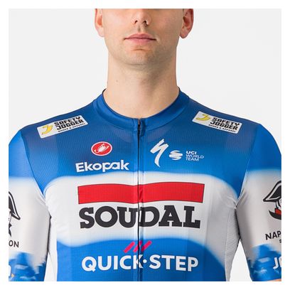 Castelli Competizione 3 Soudal Quick-Step 2024 Short Sleeve Jersey Blue