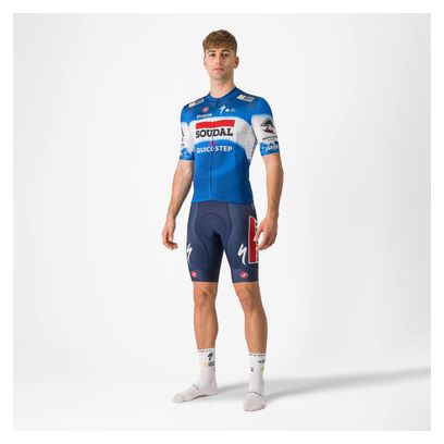 Castelli Competizione 3 Soudal Quick-Step 2024 Short Sleeve Jersey Blue