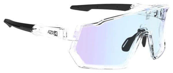 Lunettes AZR Kromic Pro Race RX Crystal Verni/Noir / Écran Bleu Photochromique