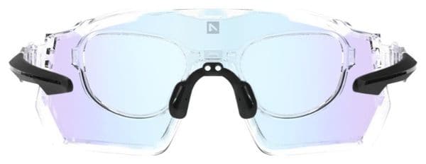 Lunettes AZR Kromic Pro Race RX Crystal Verni/Noir / Écran Bleu Photochromique