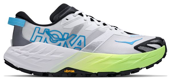 Zapatillas de trail Hoka Speedgoat 7 Blanco/Verde/Azul para mujer